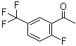 1-(2-氟-5-三氟甲基苯基)乙酮分子结构 (CAS 202664-53-7)