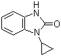 1-环丙基-1,3-二氢-2H-苯并咪唑-2-酮分子结构 (CAS 202859-73-2)