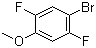 4-溴-2,5-二氟苯甲醚分子结构 (CAS 202865-60-9)