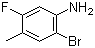 2-溴-5-氟-4-甲基苯胺分子结构 (CAS 202865-78-9)