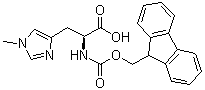 N-[芴甲氧羰基]-1-甲基-L-组氨酸分子结构 (CAS 202920-22-7)