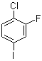 2-氟-4-碘氯苯分子结构 (CAS 202982-67-0)