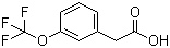 3-三氟甲氧基苯乙酸分子结构 (CAS 203302-97-0)