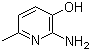 2-氨基-3-羟基-6-甲基吡啶分子结构 (CAS 20348-16-7)