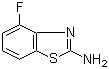 2-氨基-4-氟苯并噻唑分子结构 (CAS 20358-06-9)