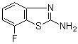 2-氨基-7-氟-1,3-苯并噻唑分子结构 (CAS 20358-08-1)