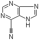 6-氰基嘌呤分子结构 (CAS 2036-13-7)