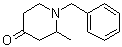 1-苄基-2-甲基哌啶-4-酮分子结构 (CAS 203661-73-8)