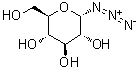 alpha-D-吡喃葡萄糖基叠氮化物分子结构 (CAS 20379-60-6)