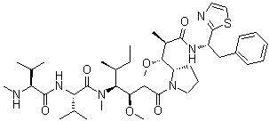 结构式 CAS# 203849-91-6, 单甲基澳瑞他汀 D