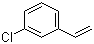 3-氯苯乙烯分子结构 (CAS 2039-85-2)