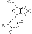 5-羟基-2',3'-O-(异丙亚基)尿苷分子结构 (CAS 20406-82-0)
