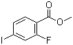 2-氟-4-碘苯甲酸甲酯分子结构 (CAS 204257-72-7)