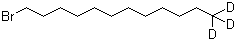 1-溴十二烷-12,12,12-D3分子结构 (CAS 204259-68-7)