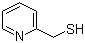 结构式 CAS# 2044-73-7, 吡啶-2-甲硫醇; 2-巯基甲基吡啶