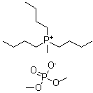 三丁基甲基鏻磷酸二甲酯盐分子结构 (CAS 20445-88-9)