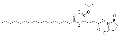 结构式 CAS# 204521-63-1, Palm-glu(nhs)-otbu