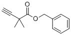 苄基2,2-二甲基丁-3-炔酸酯分子结构 (CAS 204588-77-2)