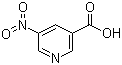 5-硝基烟酸分子结构 (CAS 2047-49-6)