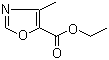 4-甲基-1,3-恶唑-5-甲酸乙酯分子结构 (CAS 20485-39-6)