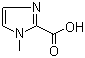 1-甲基-1H-咪唑-2-羧酸分子结构 (CAS 20485-43-2)