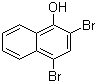 2,4-二溴-1-萘酚分子结构 (CAS 2050-49-9)