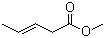 反-3-戊烯酸甲酯分子结构 (CAS 20515-19-9)