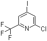 2-氯-4-碘-6-三氟甲基吡啶分子结构 (CAS 205444-22-0)