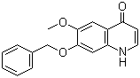 7-苄氧基-6-甲氧基-1H-喹啉-4-酮分子结构 (CAS 205448-29-9)