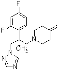 (alphaS,betaR)-alpha-(2,4-二氟苯基)-beta-甲基-4-亚甲基-alpha-(1H-1,2,4-三唑-1-基甲基)-1-哌啶乙醇分子结构 (CAS 2055038-61-2)