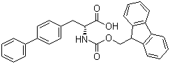 N-[(9H-fluoren-9-ylmethoxy)carbonyl]-D-4,4'-biphenylalanine molecular structure (CAS 205526-38-1)