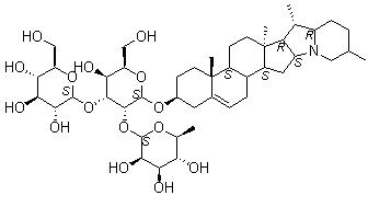 alpha-茄碱分子结构 (CAS 20562-02-1)