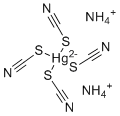 四(硫氰酸基)汞酸二铵分子结构 (CAS 20564-21-0)