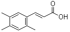 3-(2,4,5-三甲基苯基)-2-丙烯酸分子结构 (CAS 205748-06-7)