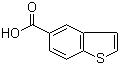 structure of CAS# 2060-64-2, Benzo[b]thiophene-5-carboxylic acid;1-Benzothiophene-5-carboxylic acid; Benzothiophene-5-carboxylic acid