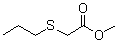 (丙硫基)乙酸甲酯分子结构 (CAS 20600-65-1)