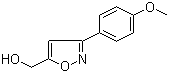 [3-(4-甲氧基苯基)-5-异恶唑基]甲醇分子结构 (CAS 206055-86-9)
