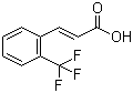 2-(三氟甲基)肉桂酸分子结构 (CAS 2062-25-1)
