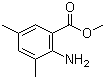 2-氨基-3,5-二甲基苯甲酸甲酯分子结构 (CAS 206551-23-7)