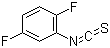 2,5-二氟苯基异硫氰酸酯分子结构 (CAS 206559-57-1)