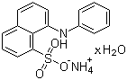 8-(苯基氨基)-1-萘磺酸铵盐水合物分子结构 (CAS 206659-00-9)