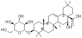旱莲甙 D分子结构 (CAS 206756-04-9)