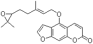 5-(6',7'-Epoxy)geranyloxypsoralen molecular structure (CAS 206978-14-5)