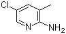 2-氨基-5-氯-3-甲基吡啶分子结构 (CAS 20712-16-7)