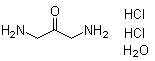 1,3-二氨基-2-丙酮二盐酸盐一水合物分子结构 (CAS 207226-24-2)