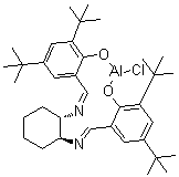 (S,S)-N,N-二(3,5-二叔丁基水杨亚基)-1,2-环己烷二氨基氯化铝分子结构 (CAS 207234-63-7)