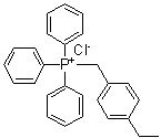 (4-乙基苄基)三苯基氯化鏻分子结构 (CAS 207291-53-0)