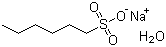 1-己烷磺酸钠一水合物分子结构 (CAS 207300-91-2)