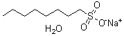 1-辛烷磺酸钠盐一水合物分子结构 (CAS 207596-29-0)