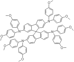 2,2',7,7'-四[N,N-二(4-甲氧基苯基)氨基]-9,9'-螺二芴分子结构 (CAS 207739-72-8)